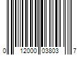 Barcode Image for UPC code 012000038037