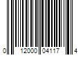 Barcode Image for UPC code 012000041174