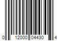 Barcode Image for UPC code 012000044304