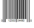 Barcode Image for UPC code 012000044908