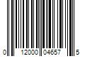 Barcode Image for UPC code 012000046575