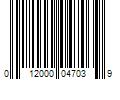 Barcode Image for UPC code 012000047039