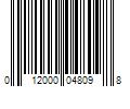 Barcode Image for UPC code 012000048098