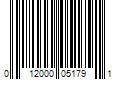 Barcode Image for UPC code 012000051791