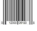 Barcode Image for UPC code 012000051838