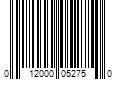 Barcode Image for UPC code 012000052750