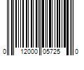 Barcode Image for UPC code 012000057250