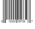 Barcode Image for UPC code 012000057397