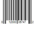 Barcode Image for UPC code 012000057472