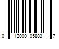 Barcode Image for UPC code 012000058837