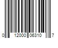 Barcode Image for UPC code 012000063107