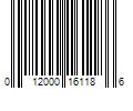 Barcode Image for UPC code 012000161186