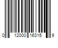 Barcode Image for UPC code 012000163159