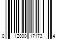 Barcode Image for UPC code 012000171734