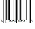 Barcode Image for UPC code 012000183393