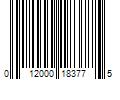 Barcode Image for UPC code 012000183775