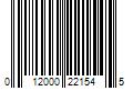 Barcode Image for UPC code 012000221545