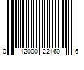 Barcode Image for UPC code 012000221606