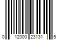 Barcode Image for UPC code 012000231315