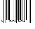 Barcode Image for UPC code 012000240041