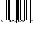 Barcode Image for UPC code 012000240607