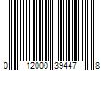 Barcode Image for UPC code 012000394478