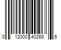 Barcode Image for UPC code 012000402685. Product Name: 