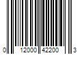 Barcode Image for UPC code 012000422003