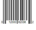 Barcode Image for UPC code 012000620362. Product Name: 