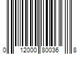 Barcode Image for UPC code 012000800368