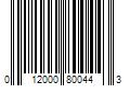 Barcode Image for UPC code 012000800443. Product Name: 