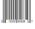 Barcode Image for UPC code 012000808357