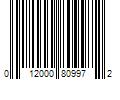 Barcode Image for UPC code 012000809972