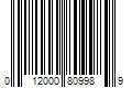 Barcode Image for UPC code 012000809989