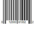 Barcode Image for UPC code 012000810022