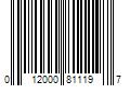 Barcode Image for UPC code 012000811197