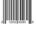 Barcode Image for UPC code 012002802605