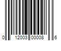 Barcode Image for UPC code 012003000086