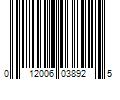 Barcode Image for UPC code 012006038925