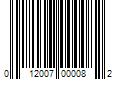 Barcode Image for UPC code 012007000082