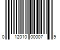 Barcode Image for UPC code 012010000079