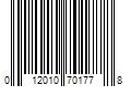 Barcode Image for UPC code 012010701778