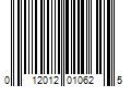 Barcode Image for UPC code 012012010625