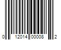 Barcode Image for UPC code 012014000082