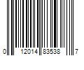 Barcode Image for UPC code 012014835387