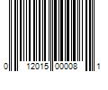 Barcode Image for UPC code 012015000081