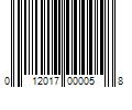 Barcode Image for UPC code 012017000058