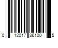 Barcode Image for UPC code 012017361005