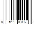 Barcode Image for UPC code 012018000057