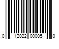 Barcode Image for UPC code 012022000050